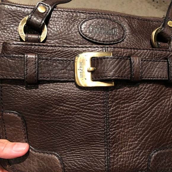 Authentic Gold Pfeil Germany Leather Mini Bag - Picture 3 of 11